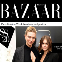Karl Lagerfeld and Harper's Bazaar