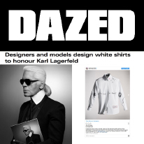 Karl Lagerfeld and Dazed